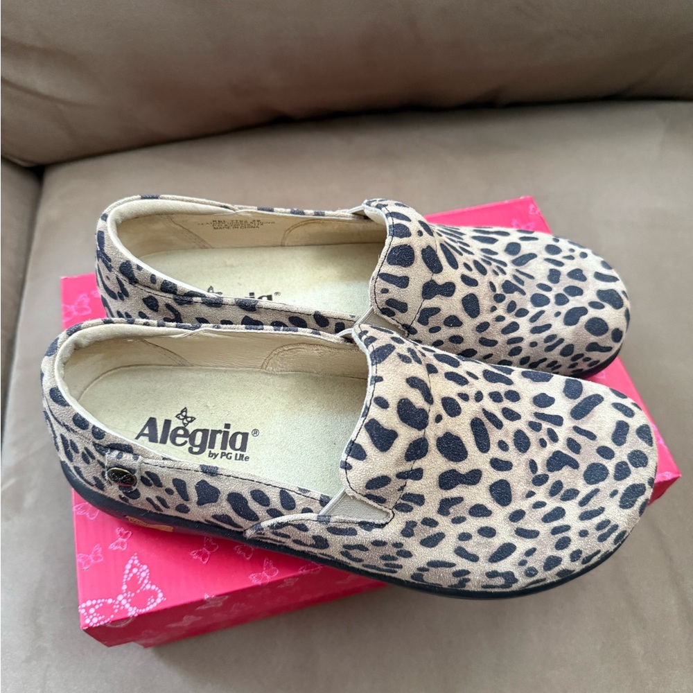 Animal Print Loafers Size 9